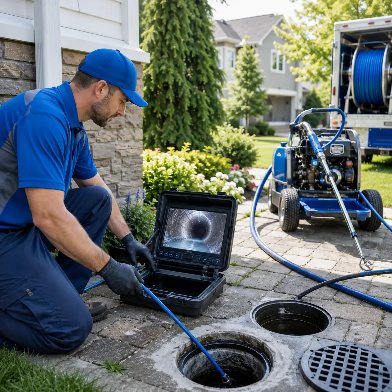 Outdoor drain cleaning professionals serving Emigrant Gap, CA